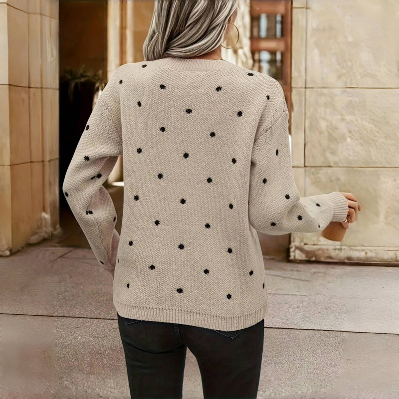 Placida - Modern Polka Dot Knitwear