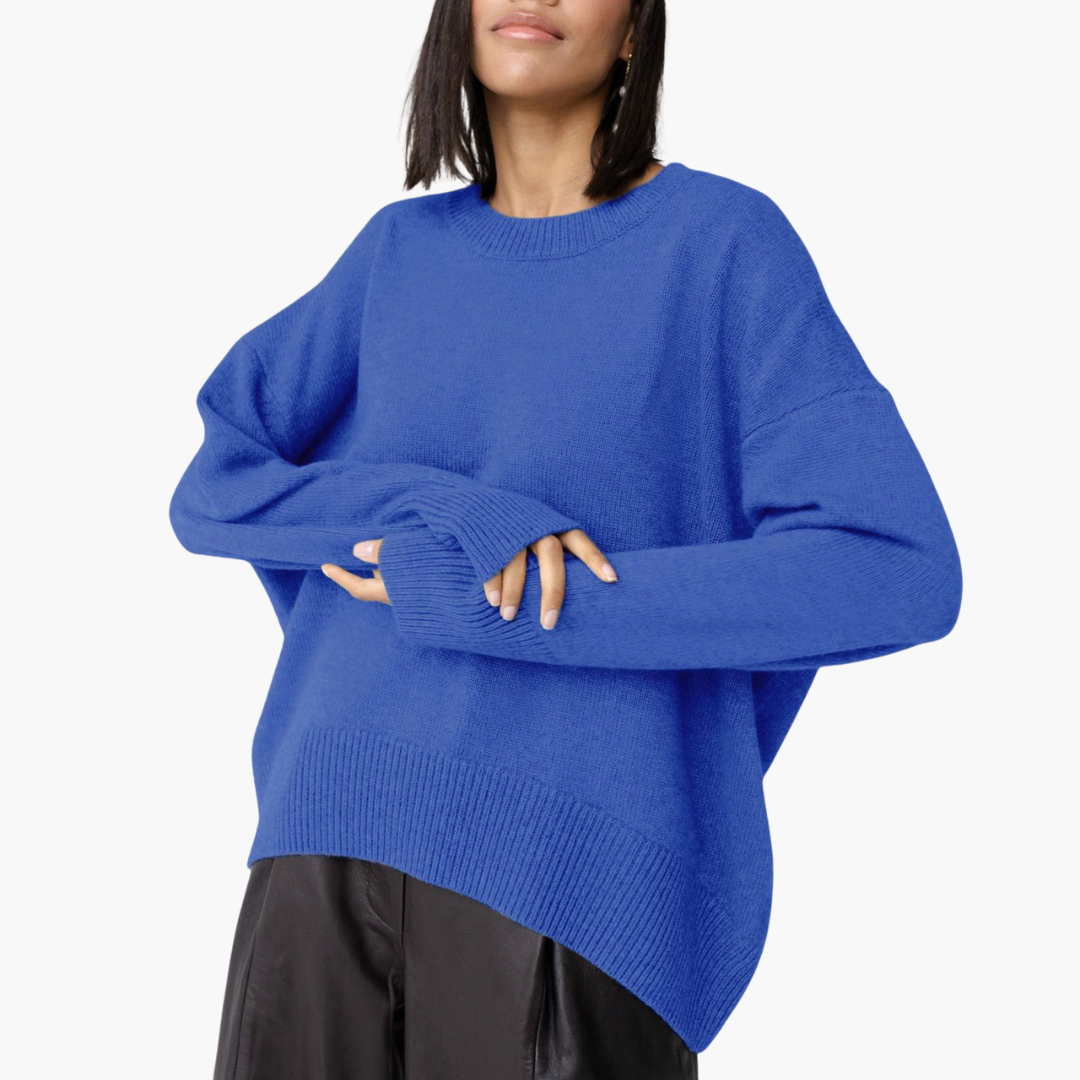 Katiah - Women's Oversized Sweater in Modern Style