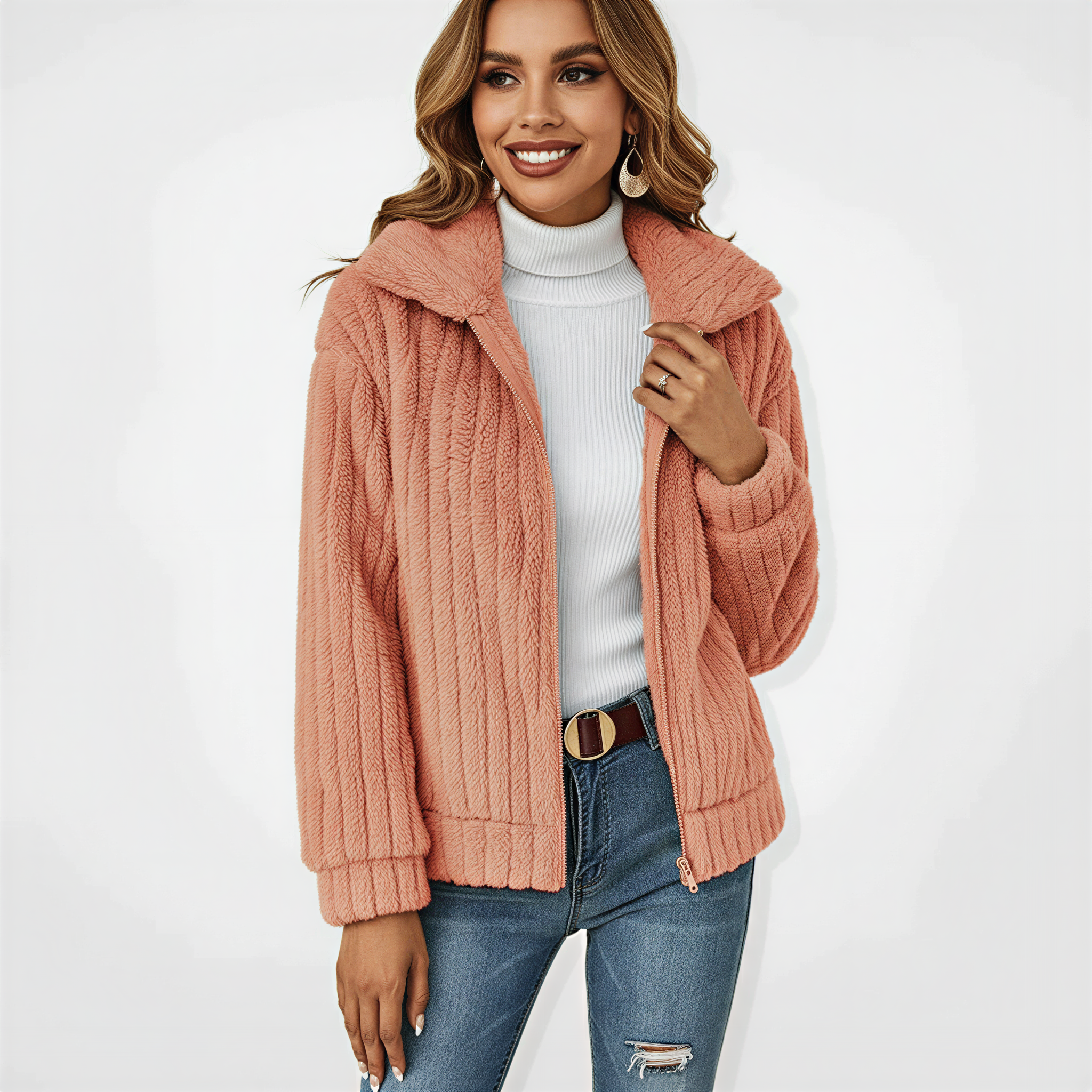 Viola – Soft Zip Jacket in Casual Style