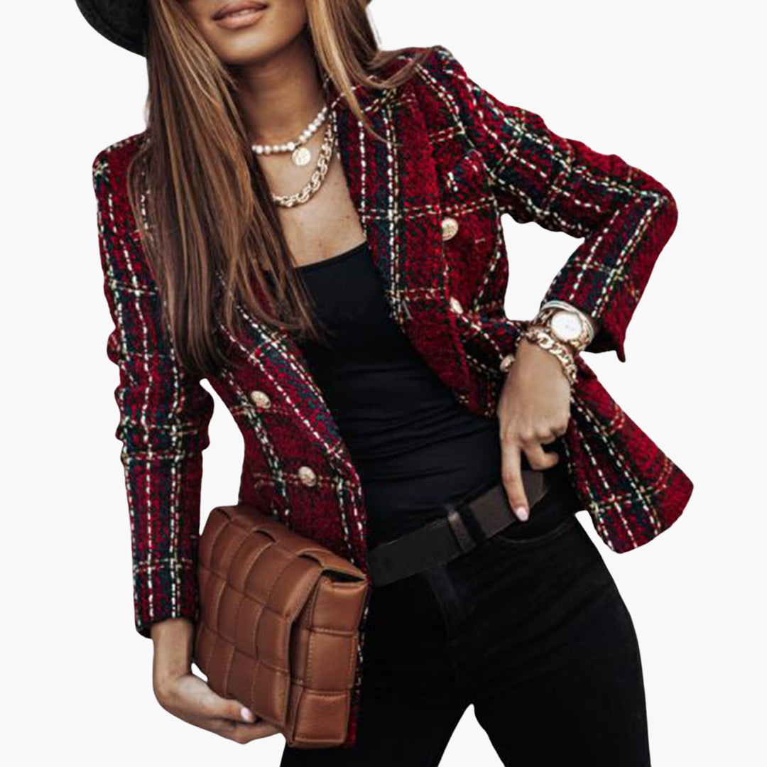 Karen - Women's Elegant Double-Breasted Blazer Altivaro