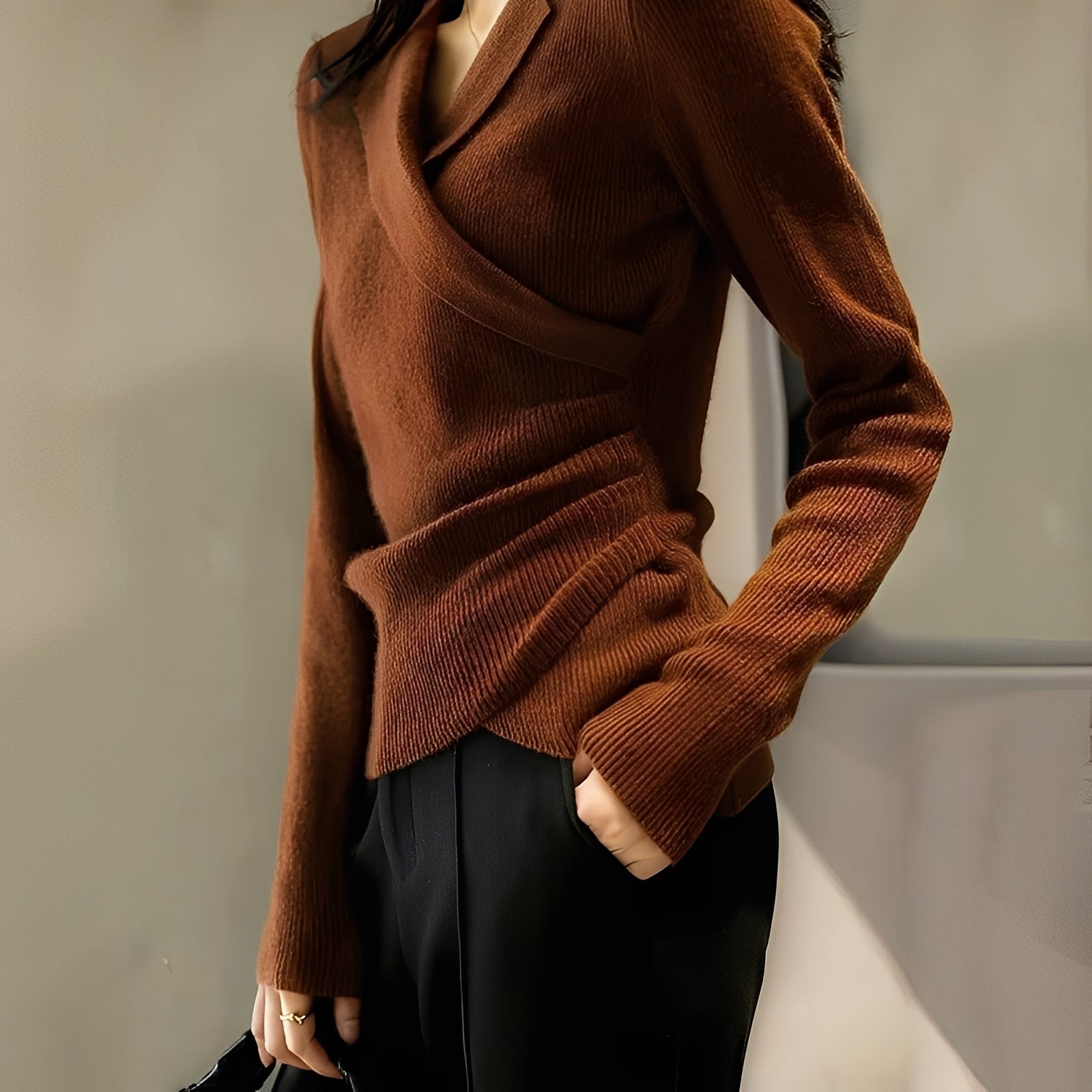 Lorenza – Elegant Long Sleeve Jumper for Every Occasion