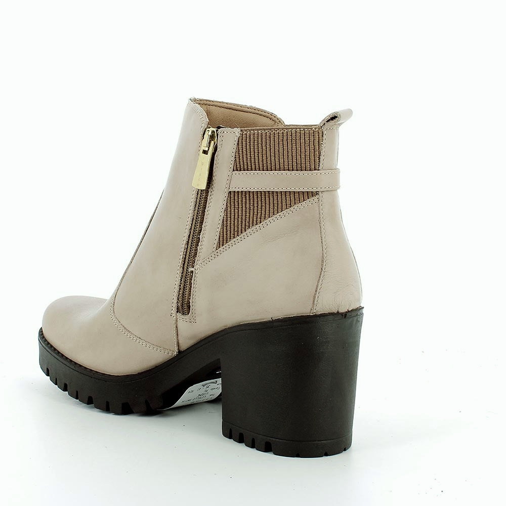 Filippa - Elegant Women's Ankle Boots in Mink Colour