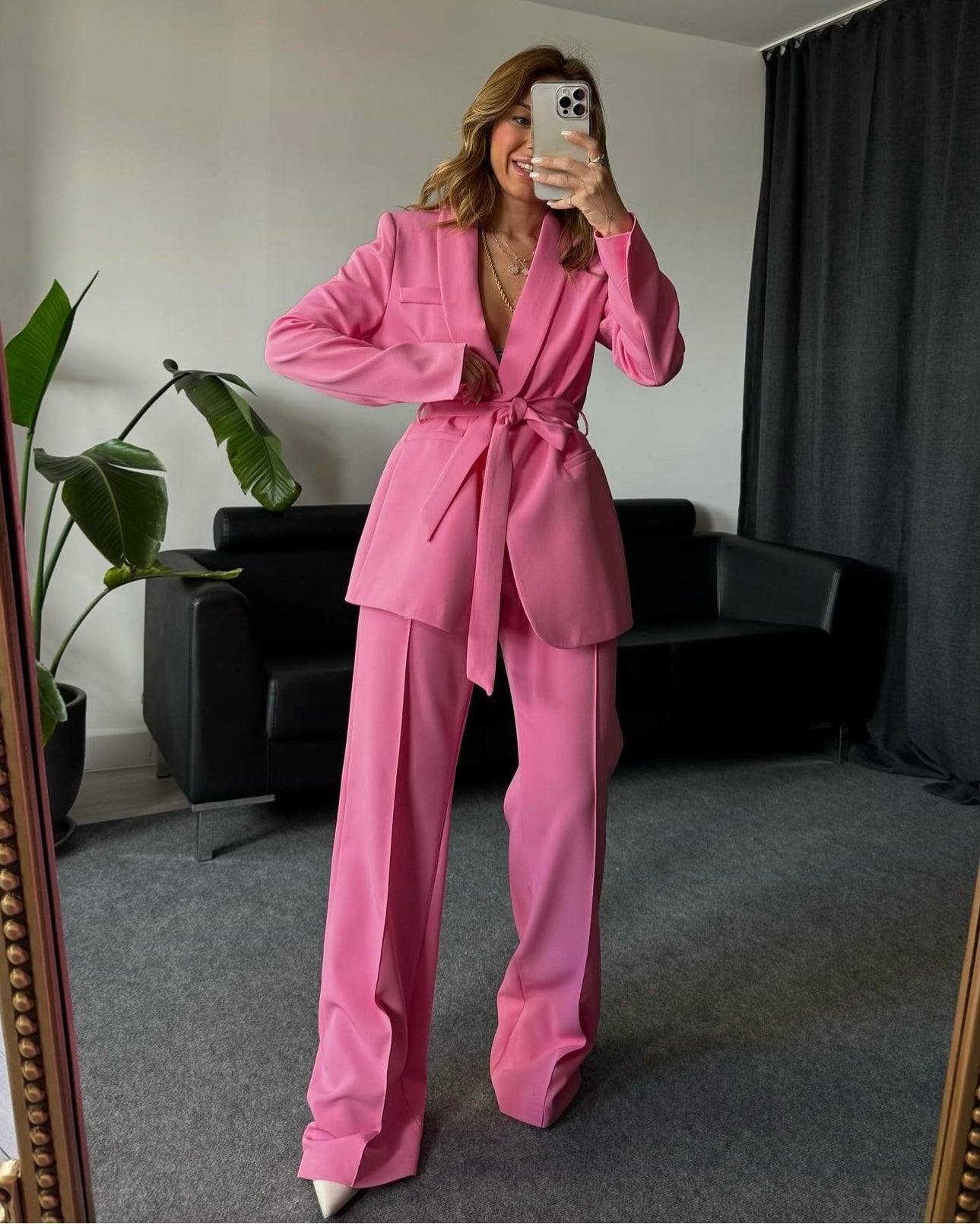 Aurora - Elegant Tailored Suit in Brushed Cotton