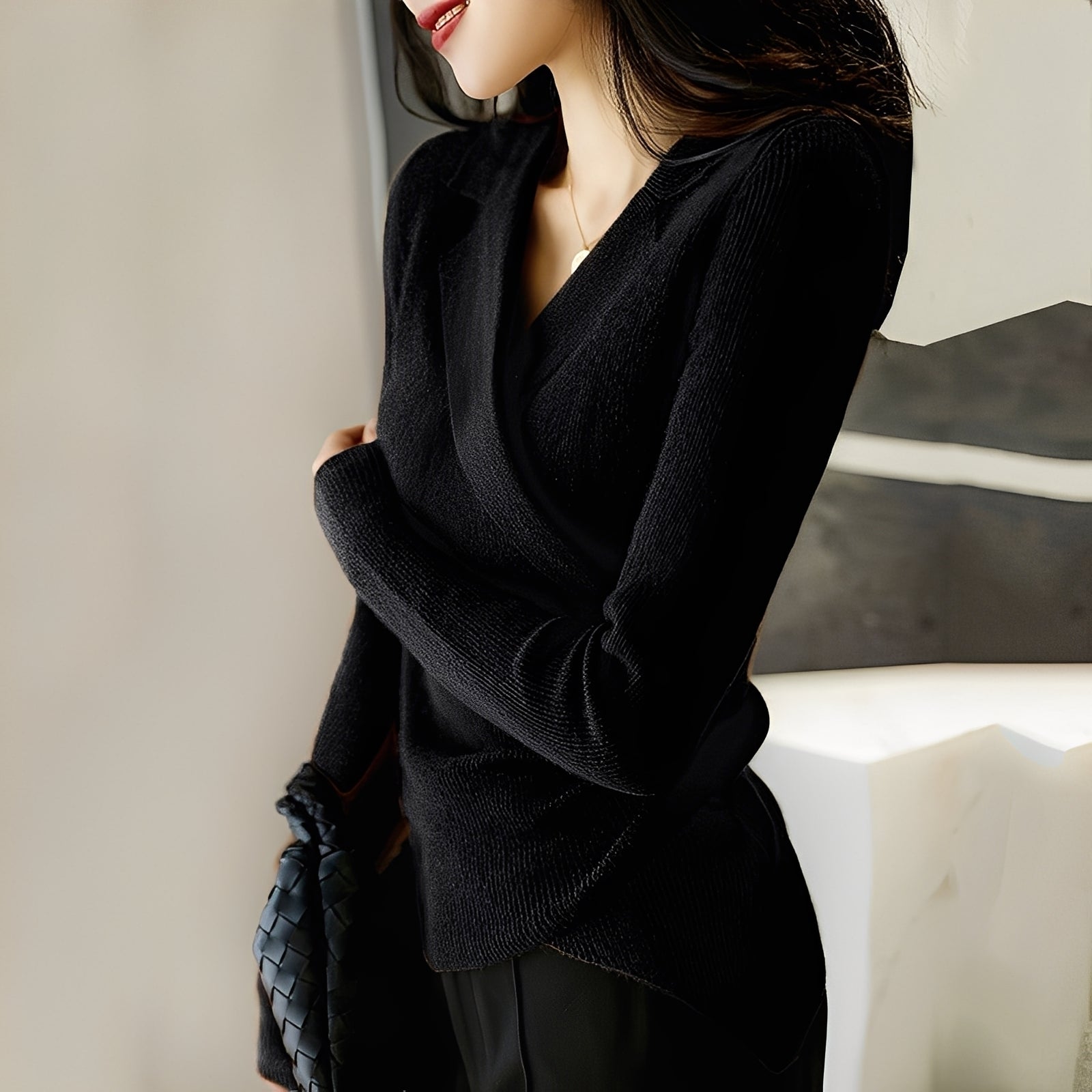 Lorenza – Elegant Long Sleeve Jumper for Every Occasion