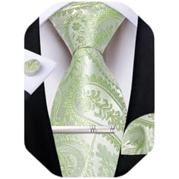 Men's Formal Paisley Tie – An Elegant Tie For Weddings, Parties, And Special Occasions