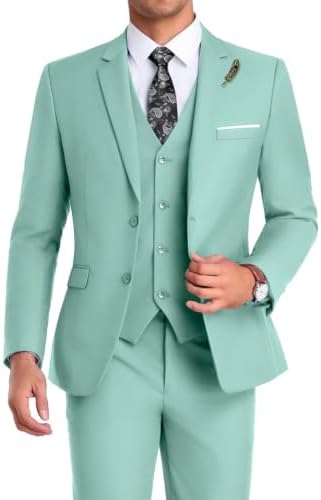 Men's Formal 3-piece Suit With An Elegant, Tailored Fit – A Stylish Suit Set For Weddings, Business, And Formal Occasions