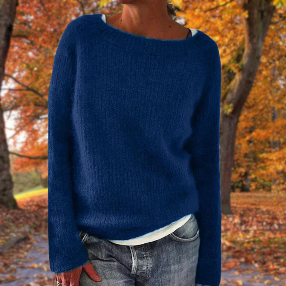 Women's Classic Merino Wool Sweater – An Elegant And Warm Knit For Fall, Winter, Everyday Wear, And Timeless Style
