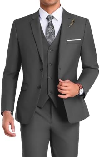 Men's Formal 3-piece Suit With An Elegant, Tailored Fit – A Stylish Suit Set For Weddings, Business, And Formal Occasions