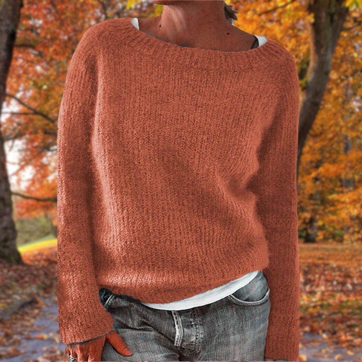 Women's Classic Merino Wool Sweater – An Elegant And Warm Knit For Fall, Winter, Everyday Wear, And Timeless Style