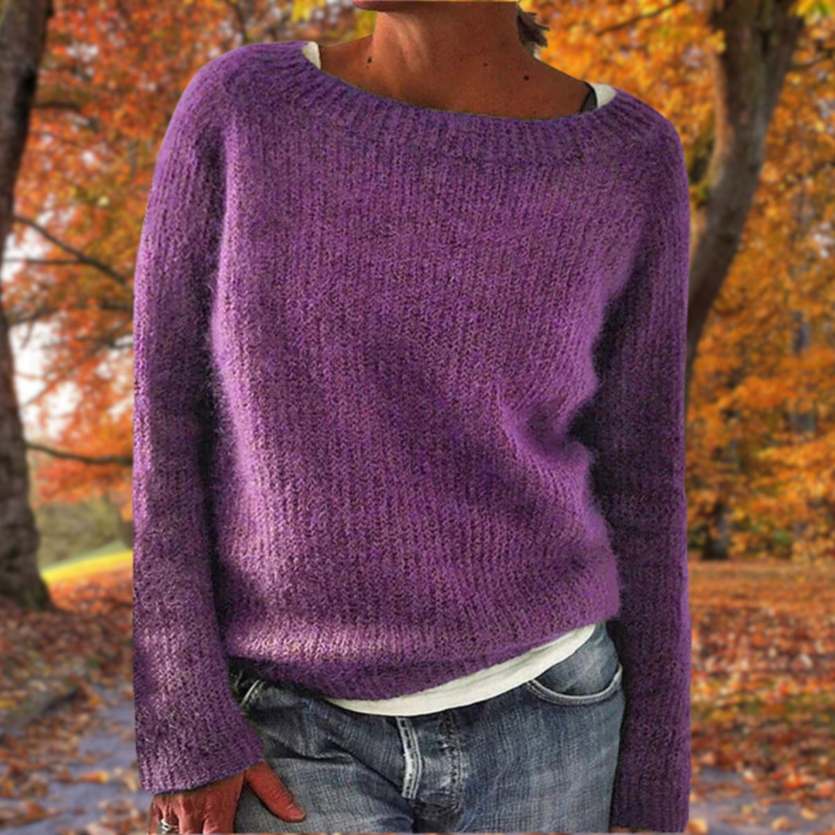 Women's Classic Merino Wool Sweater – An Elegant And Warm Knit For Fall, Winter, Everyday Wear, And Timeless Style