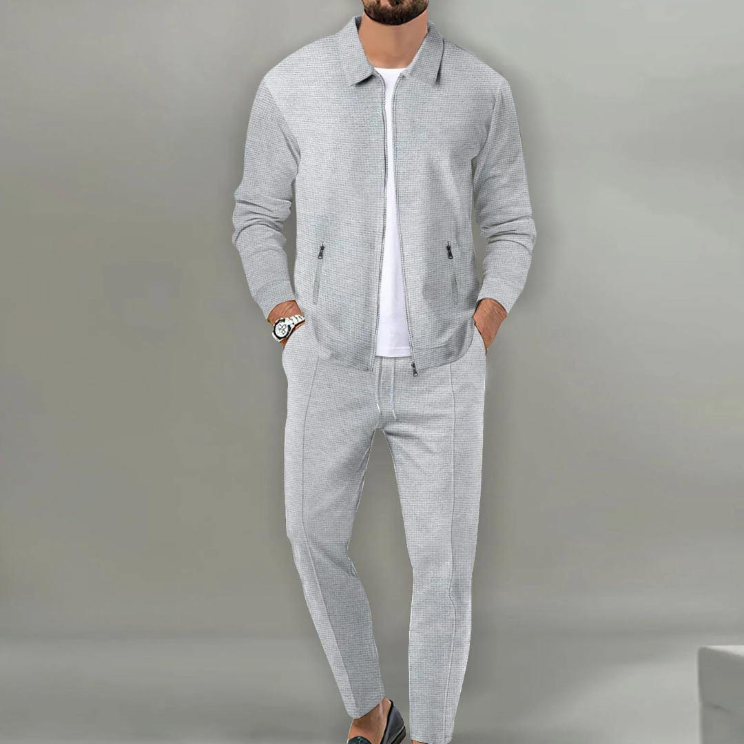 Men's Elegant Casual Suit With A Comfortable, Tailored Fit – A Versatile Suit Set For Work, Everyday Wear, And Smart Casual Style