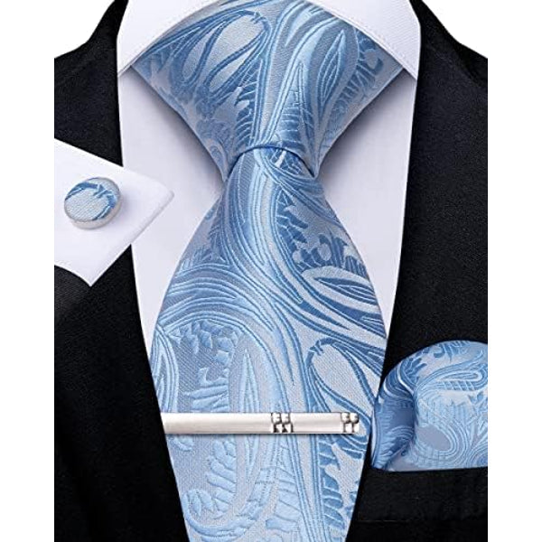 Men's Formal Paisley Tie – An Elegant Tie For Weddings, Parties, And Special Occasions