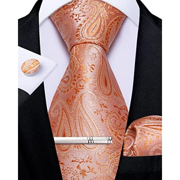 Men's Formal Paisley Tie – An Elegant Tie For Weddings, Parties, And Special Occasions