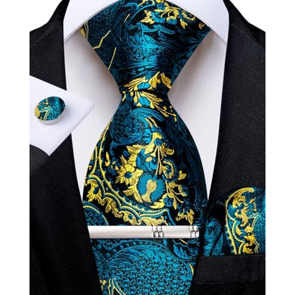 Men's Formal Paisley Tie – An Elegant Tie For Weddings, Parties, And Special Occasions
