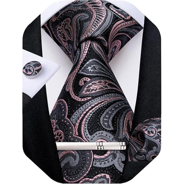 Men's Formal Paisley Tie – An Elegant Tie For Weddings, Parties, And Special Occasions