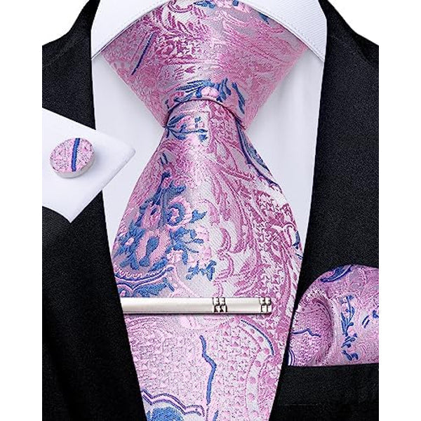 Men's Formal Paisley Tie – An Elegant Tie For Weddings, Parties, And Special Occasions