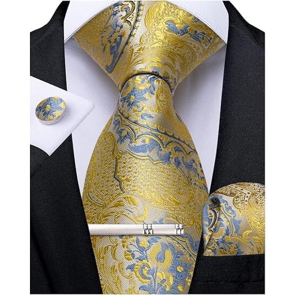 Men's Formal Paisley Tie – An Elegant Tie For Weddings, Parties, And Special Occasions