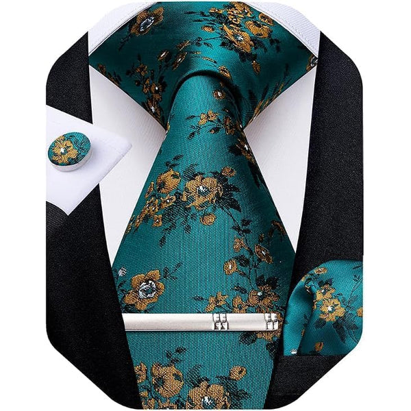 Men's Formal Paisley Tie – An Elegant Tie For Weddings, Parties, And Special Occasions