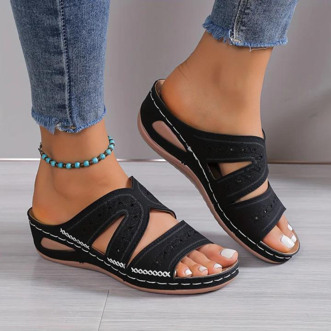 Elara | Women Comfortable Everyday Summer Sandals with Supportive Fit
