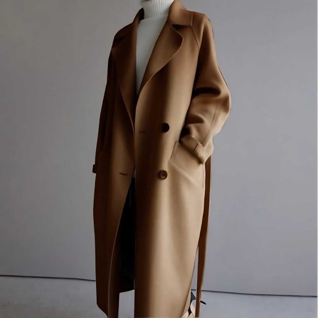 Cristina – Classic Coat in Soft and Comfortable Wool