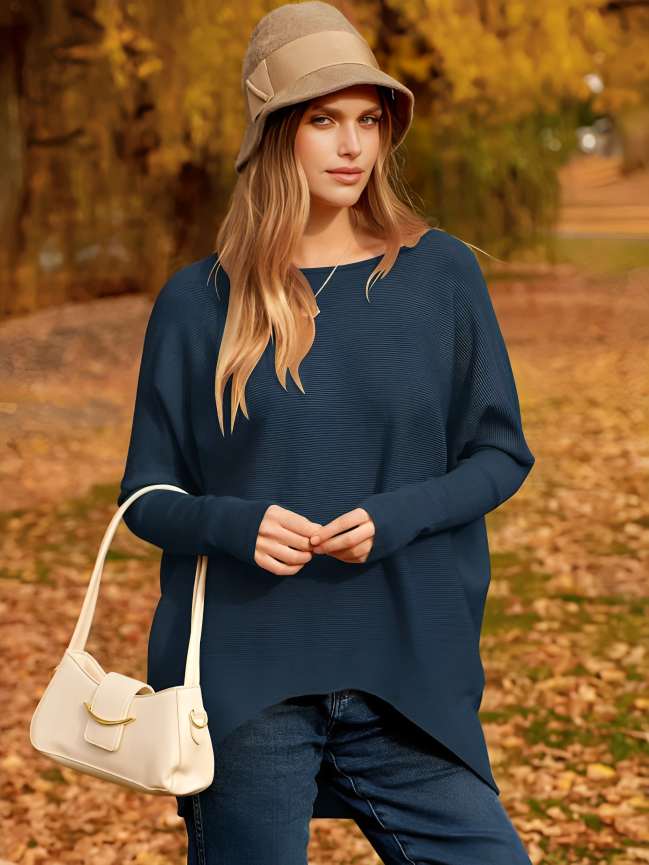 Agata - Elegant Oversized Jumper for Autumn