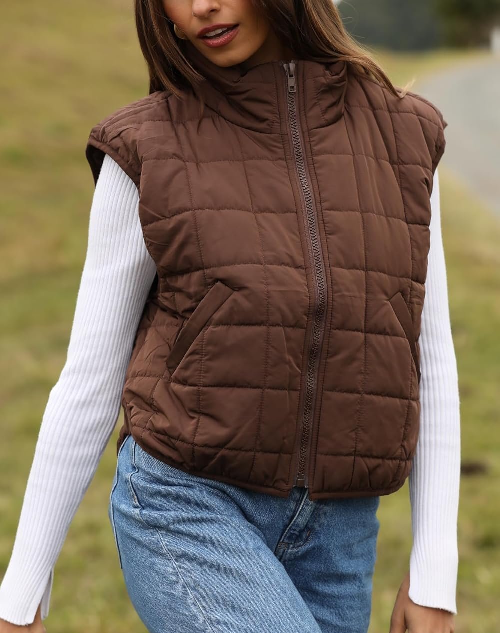 Pulentia – Women's Padded Gilet with Elegant Zip