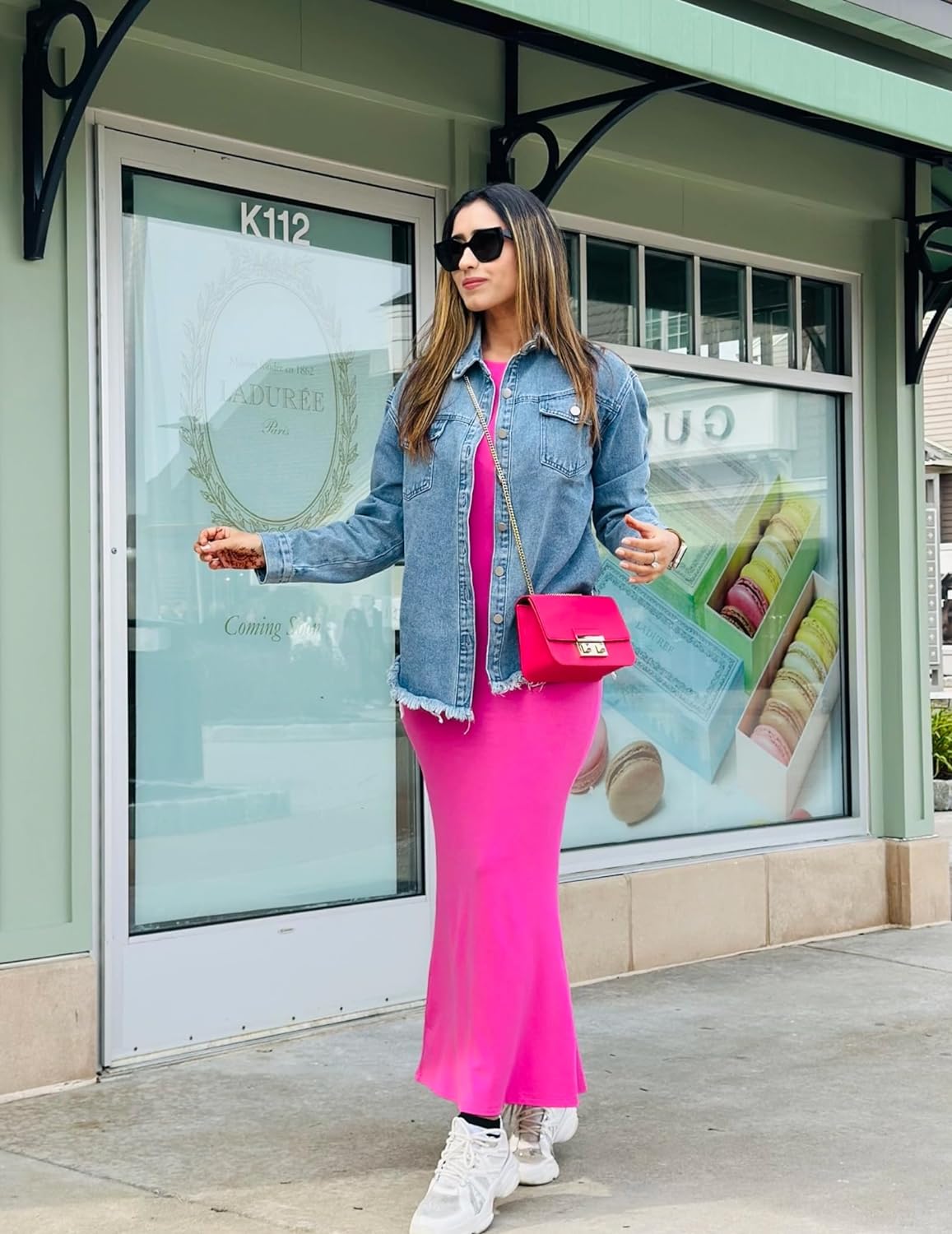 Pontia – Women's Denim Jacket with Distressed Effect