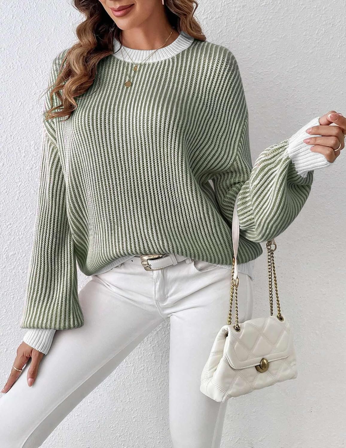 Palora – Women's Long Sleeve Colour Block Sweater