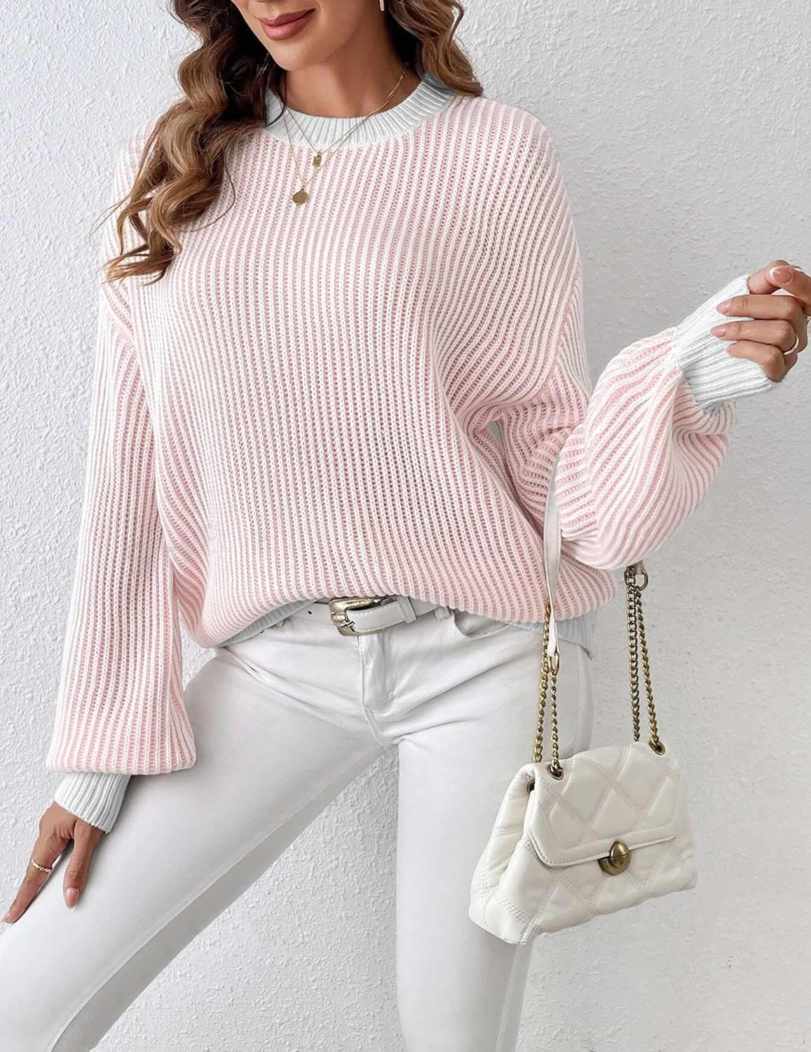 Palora – Women's Long Sleeve Colour Block Sweater