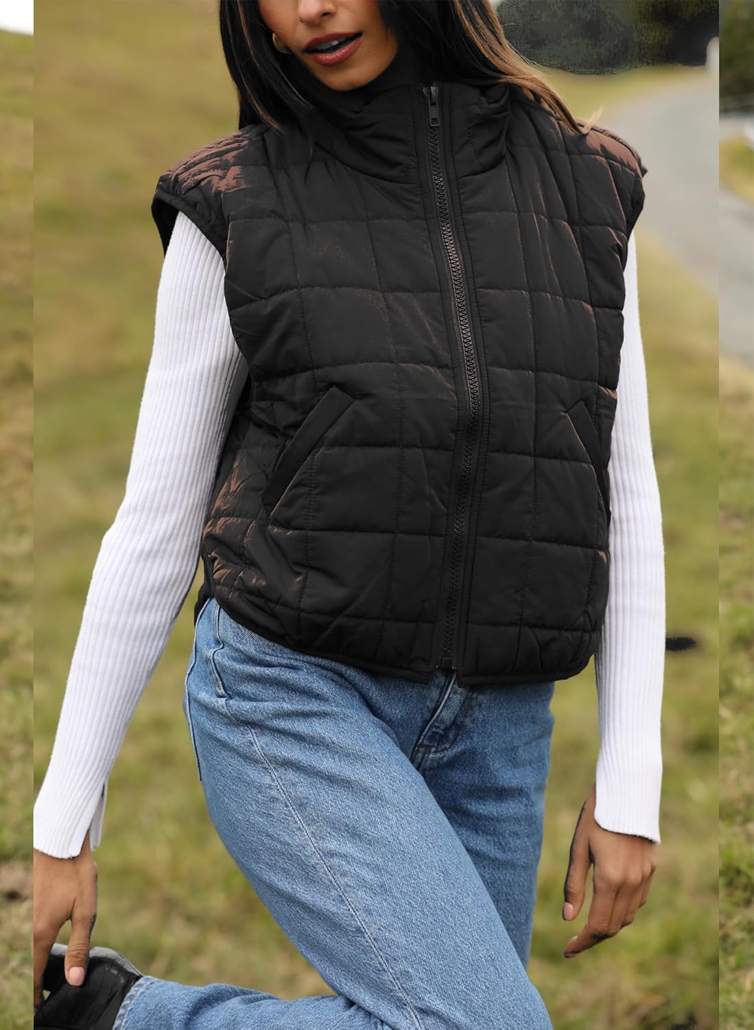 Pulentia – Women's Padded Gilet with Elegant Zip