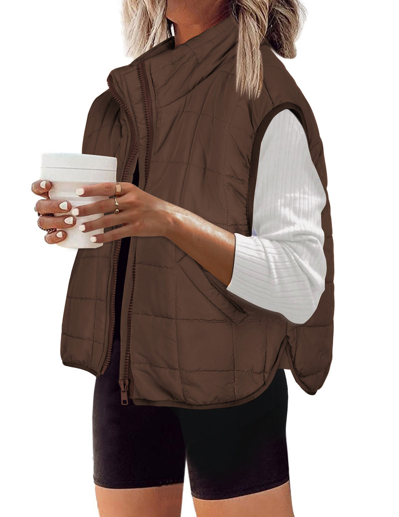 Pulentia – Women's Padded Gilet with Elegant Zip