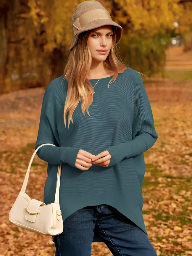 Agata - Elegant Oversized Jumper for Autumn