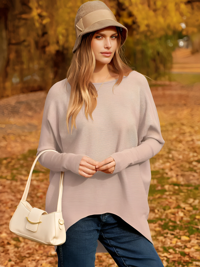 Agata - Elegant Oversized Jumper for Autumn