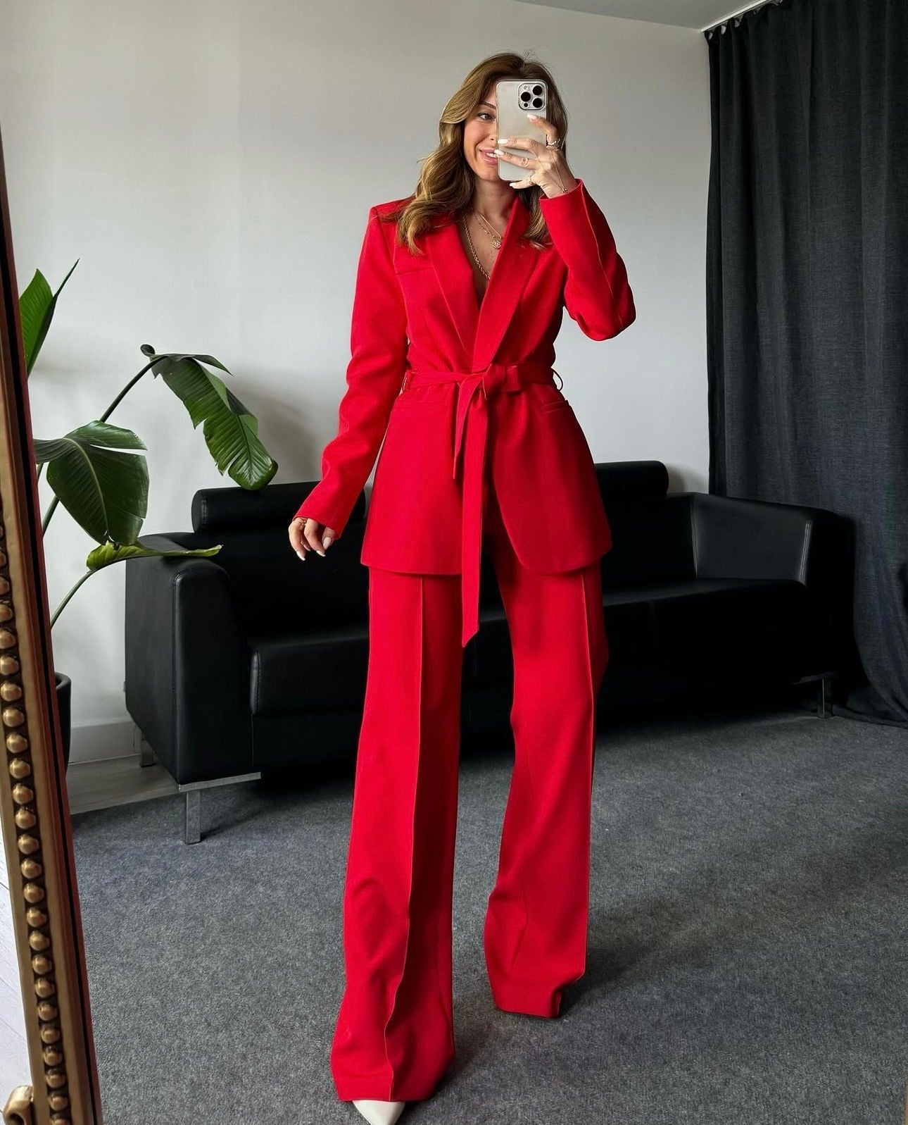 Aurora - Elegant Tailored Suit in Brushed Cotton