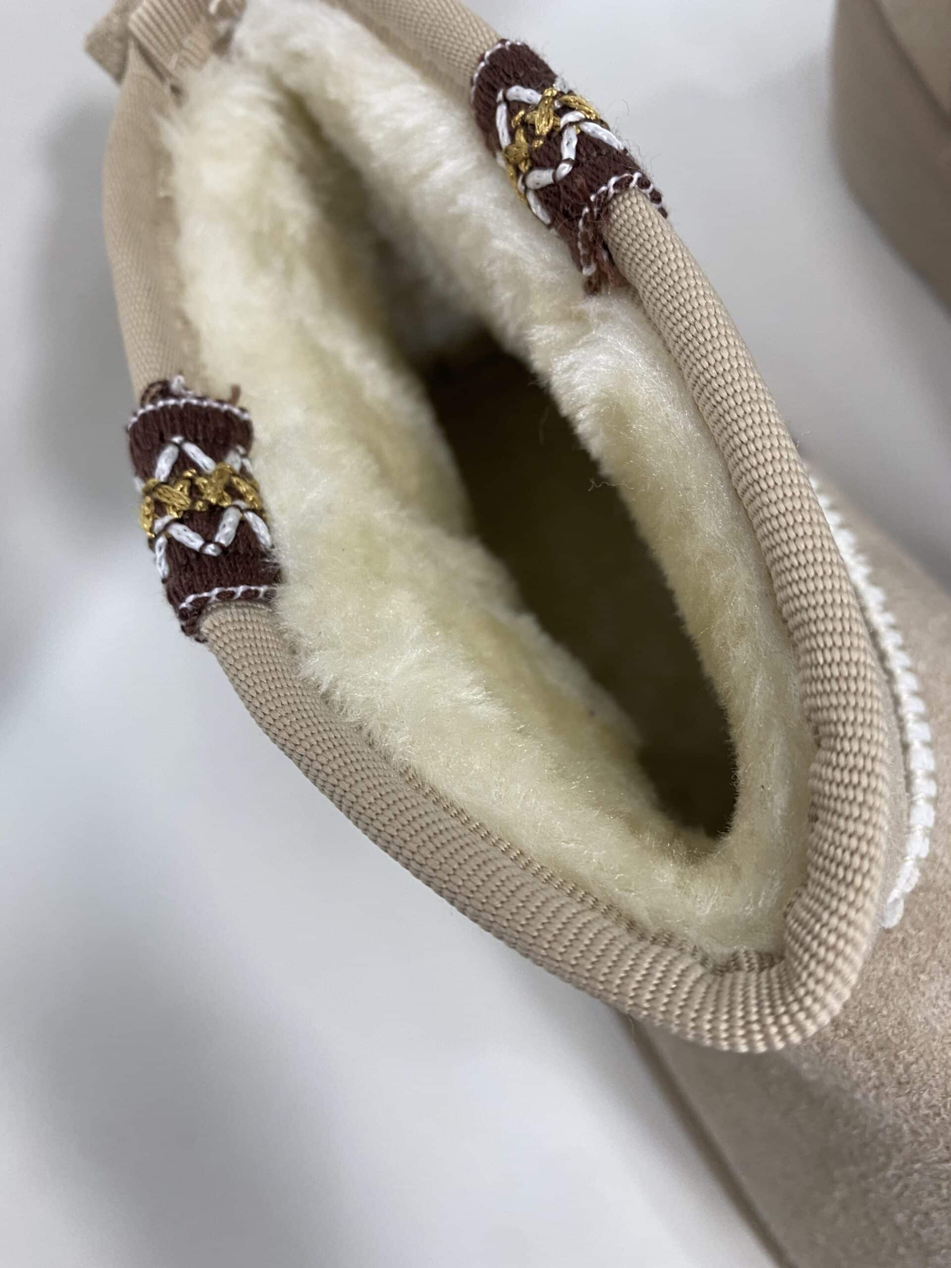 Jennifer - Low Ankle Boots with Platform and Embroidery