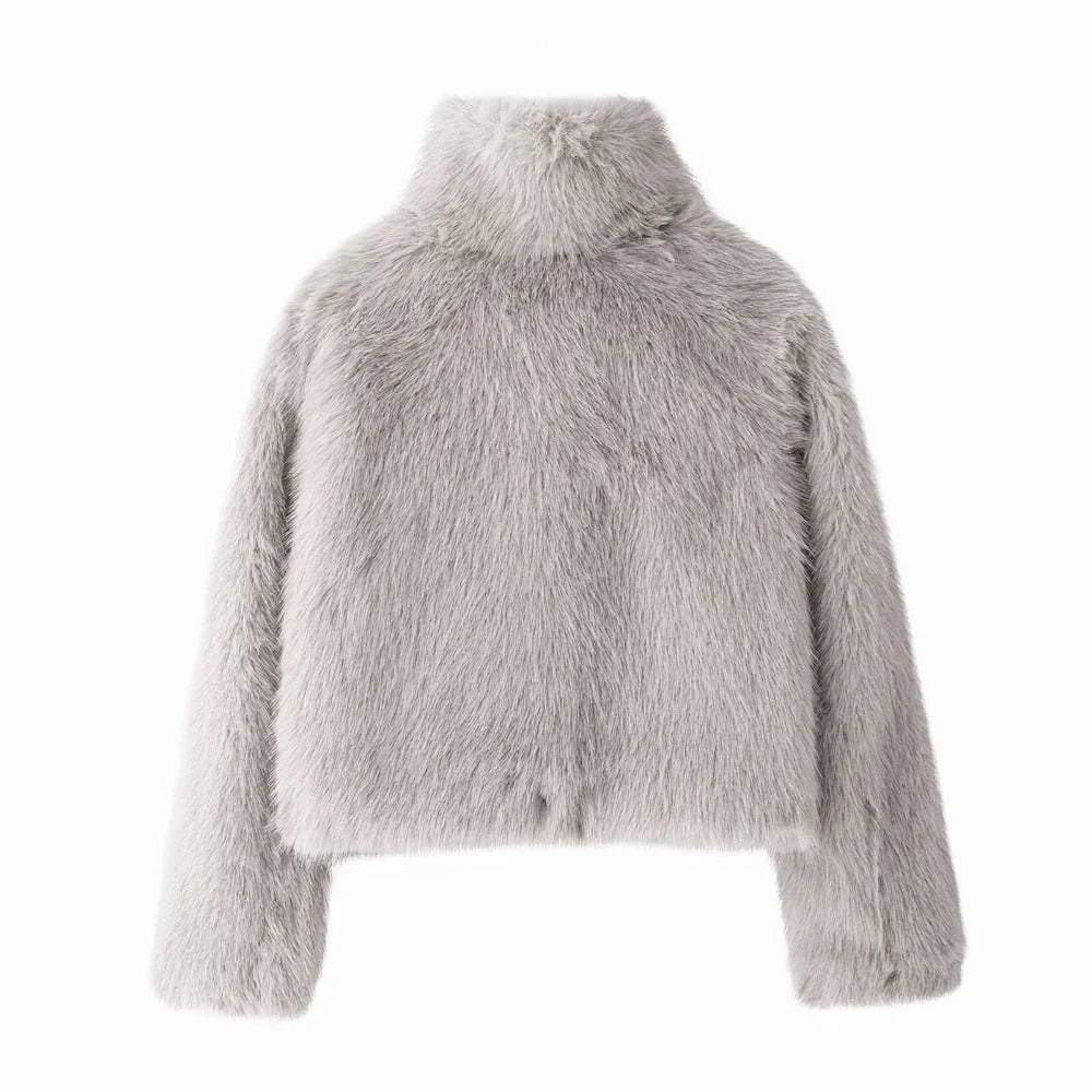 Basilia - Women's Synthetic Fur Jacket