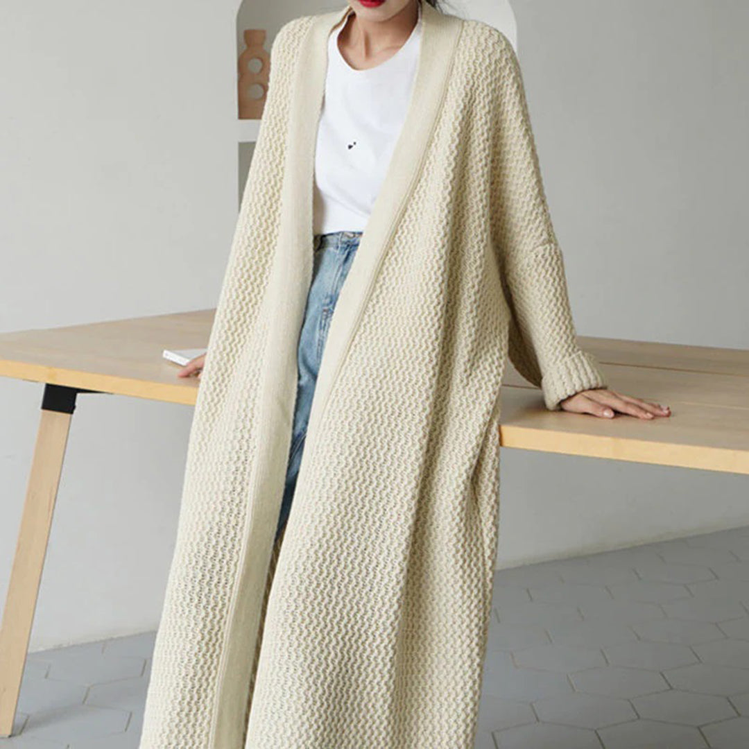 Morena - Elegant and Versatile Long Oversized Women's Cardigan