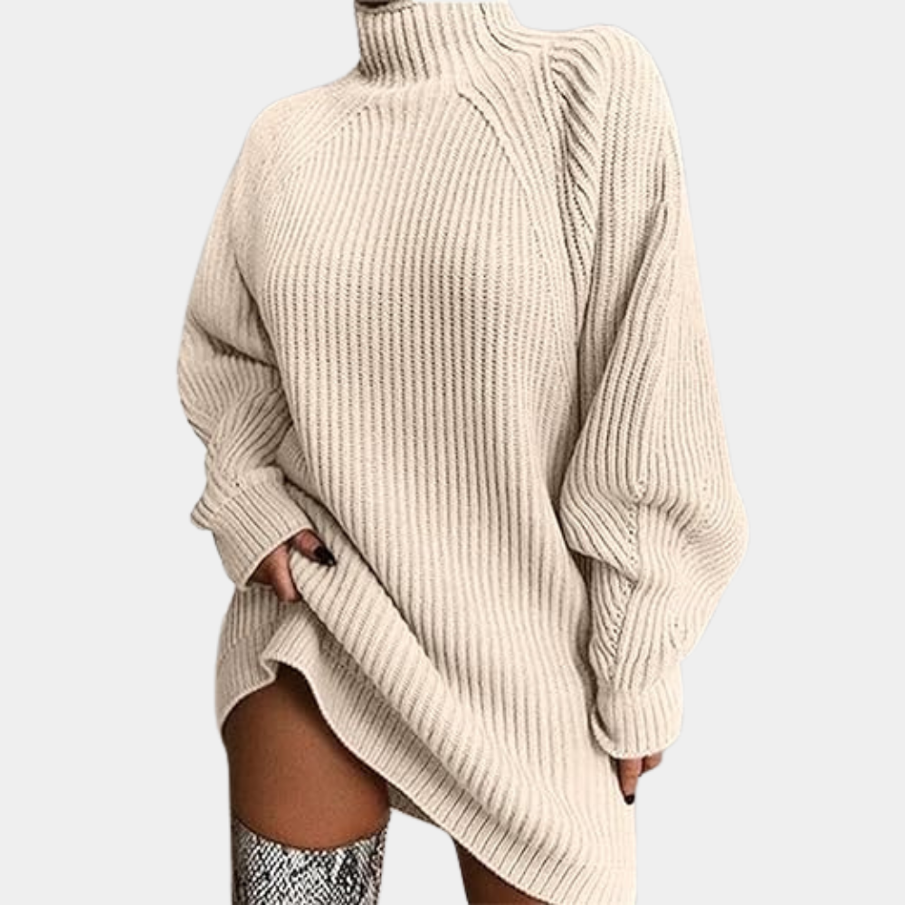 Nivia – Oversized Turtleneck Sweater, Warm and Chic