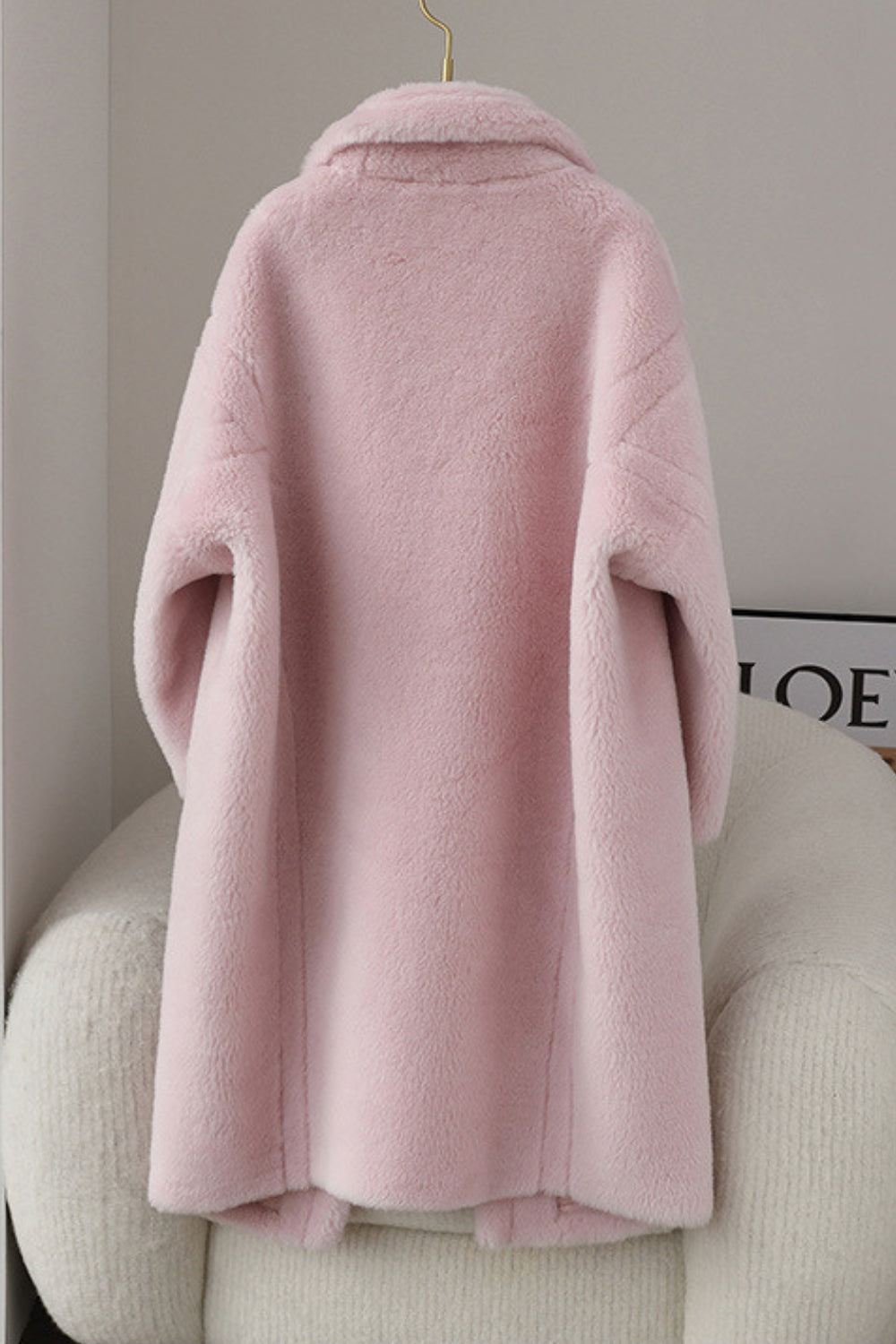 Fiorella - Long teddy-effect coat, sophisticated style and winter comfort