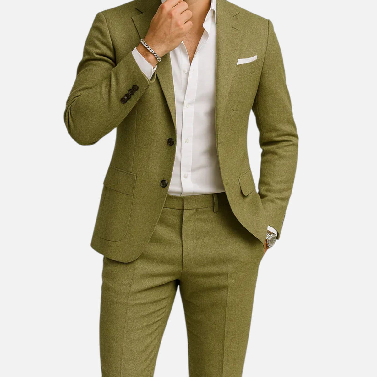 Men's Linen Suit - Classic Casual Elegance For Smart Summer And Occasion Wear