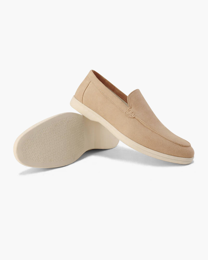Men's Suede Loafers - Slip-on Casual Shoes For Comfortable Everyday Smart Casual Wear
