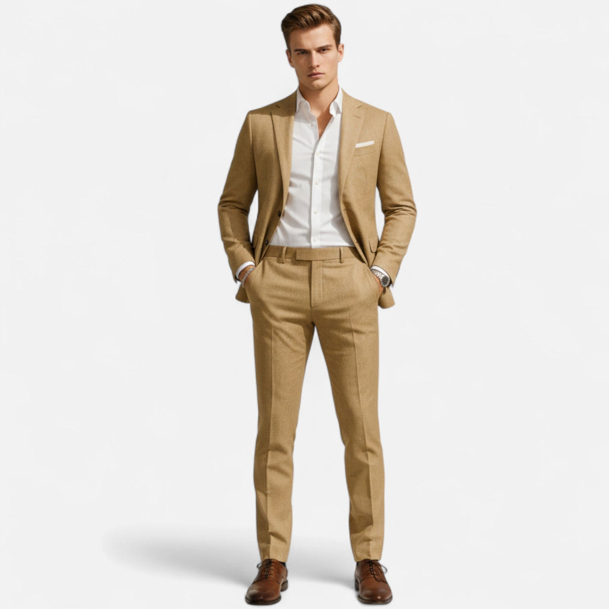 Men's Linen Suit - Classic Casual Elegance For Smart Summer And Occasion Wear