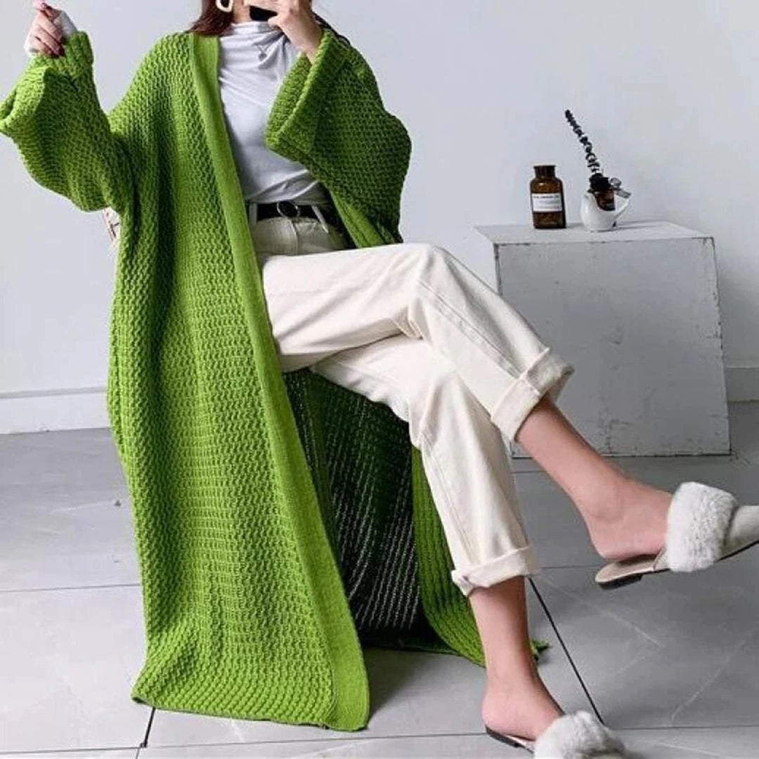 Morena - Elegant and Versatile Long Oversized Women's Cardigan