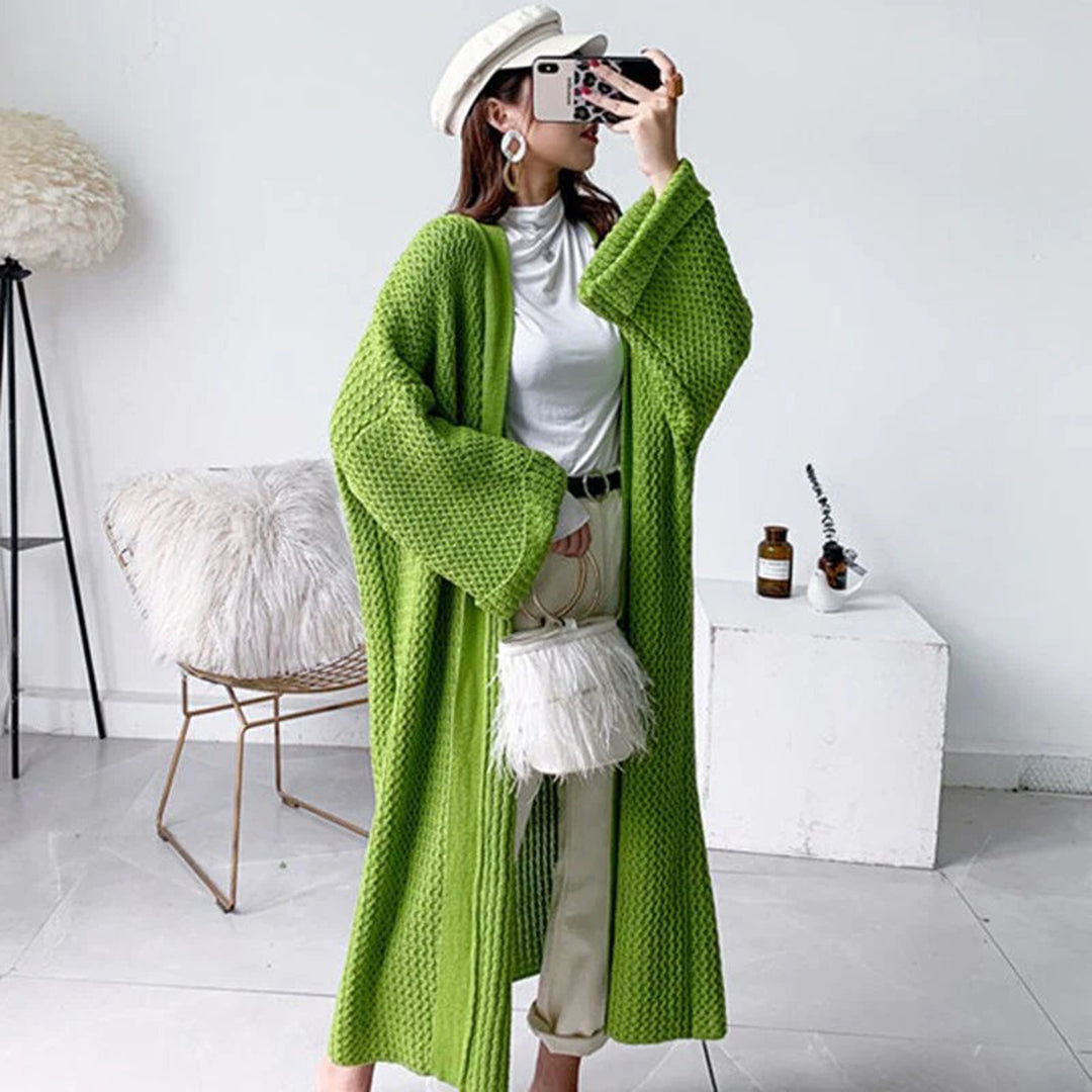 Morena - Elegant and Versatile Long Oversized Women's Cardigan