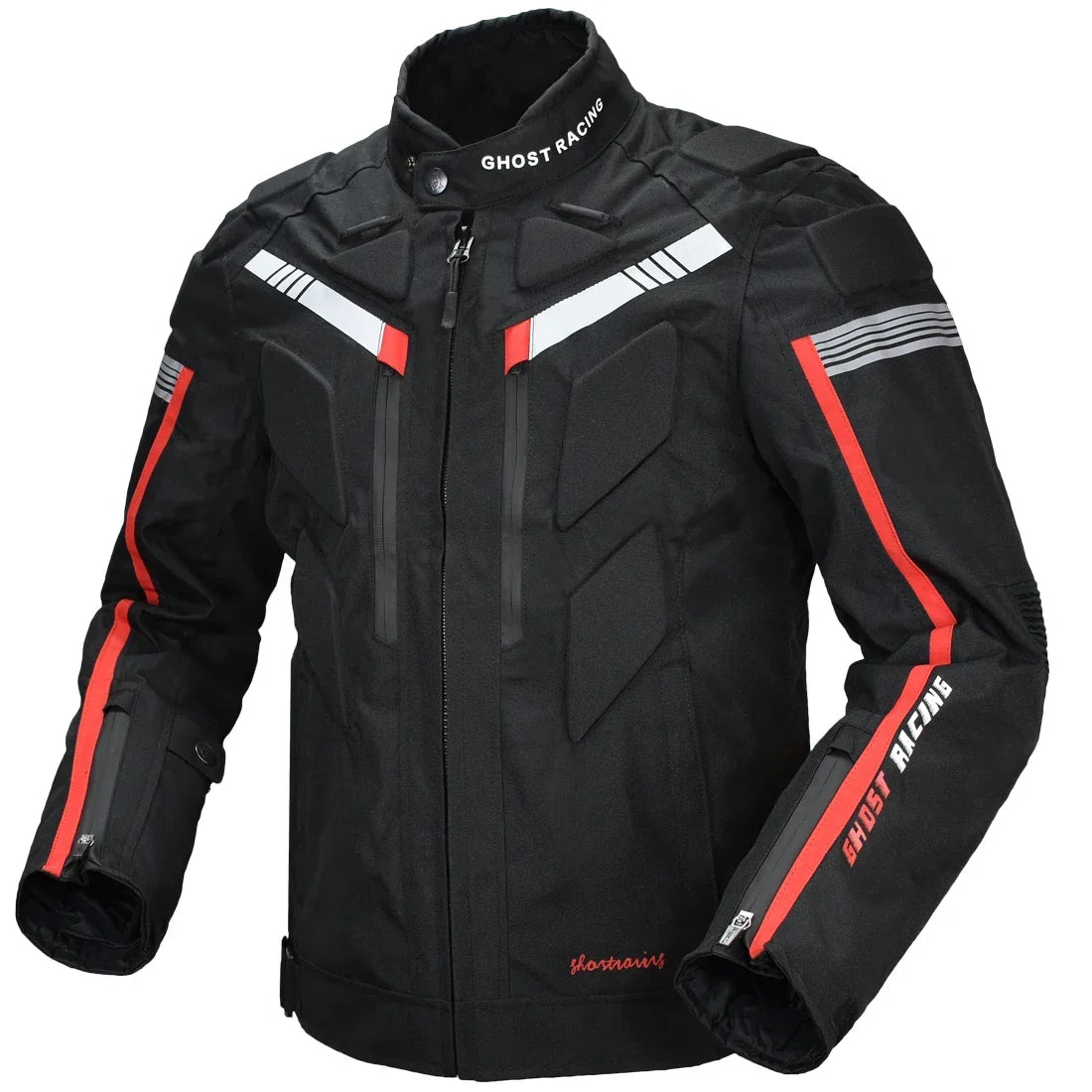 Men's Protective Motorcycle Jacket With A Wind-resistant Design And Removable Lining – Racing Jacket For Motorcycling, Driving, And Outdoor Use