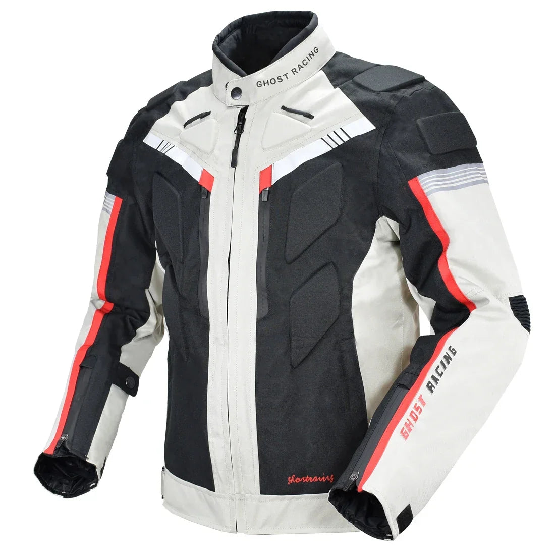 Men's Protective Motorcycle Jacket With A Wind-resistant Design And Removable Lining – Racing Jacket For Motorcycling, Driving, And Outdoor Use