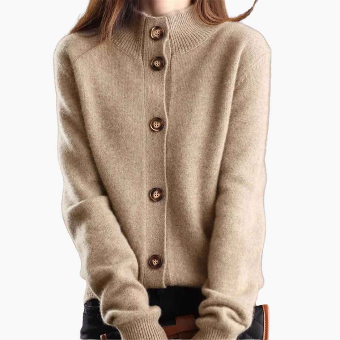 Hilda - Soft Women's Cardigan with Elegant Buttons