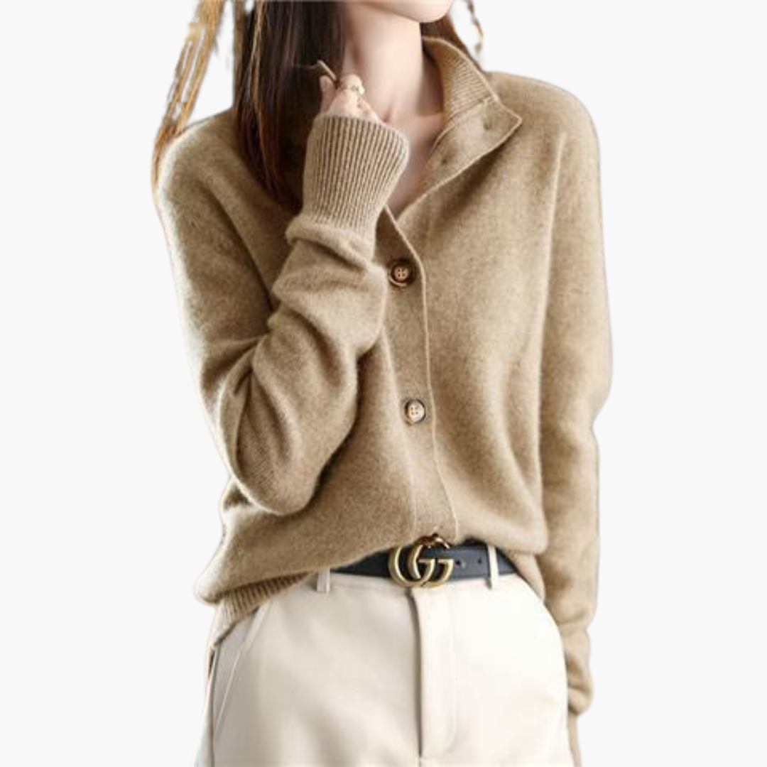 Hilda - Soft Women's Cardigan with Elegant Buttons