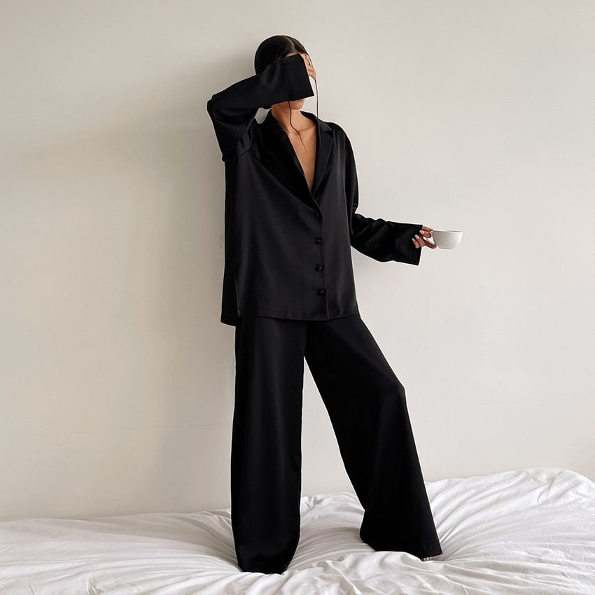 Pietra - Elegant Plus Size Pyjama Set