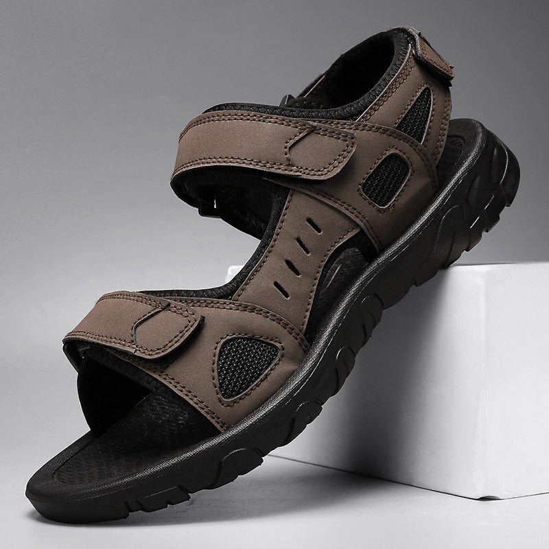 Men's Orthopaedic Walking Sandals - Adjustable Strap Design For Comfortable Outdoor Wear